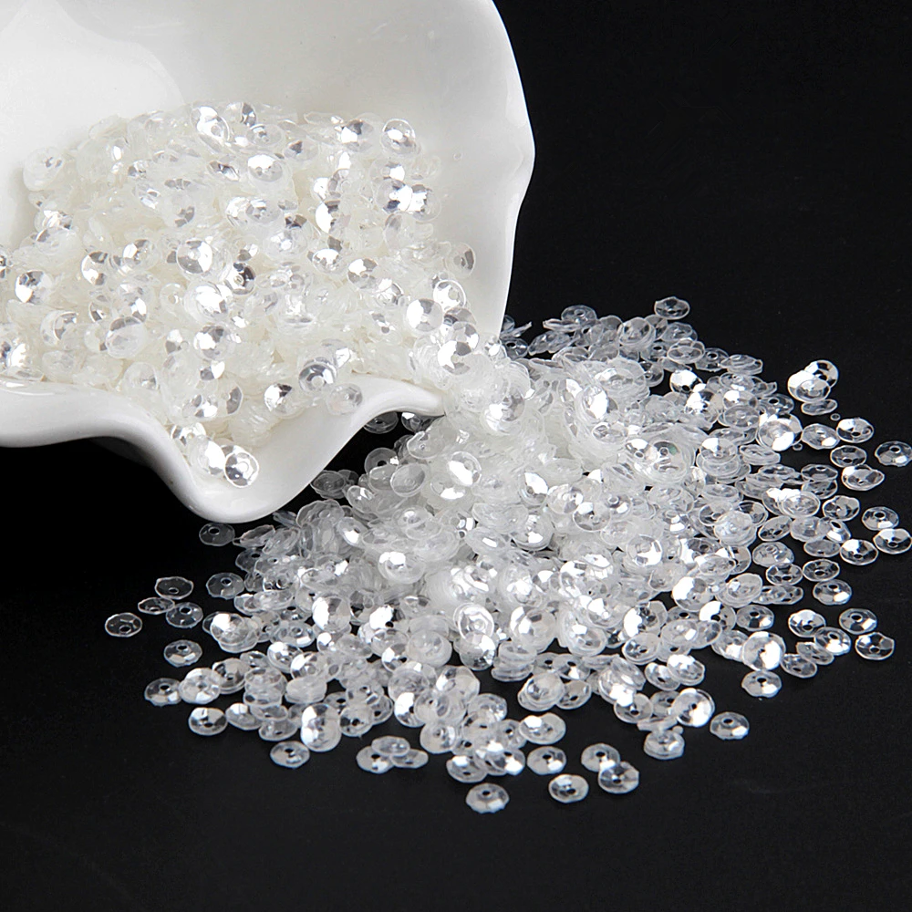 Art Craft Cup - Sequin Crystal Transparent 3mm 4mm 5mm