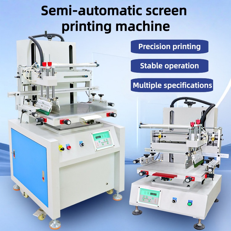 Silk Screen Printing - Vertical Semi-Automatic Screen Printing Machine Pneumatic