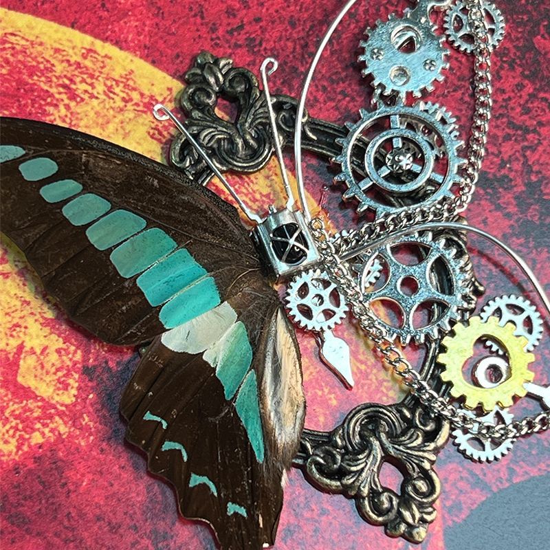 Art Craft Mirror - Steampunk Butterfly Frame DIY Kit Real
