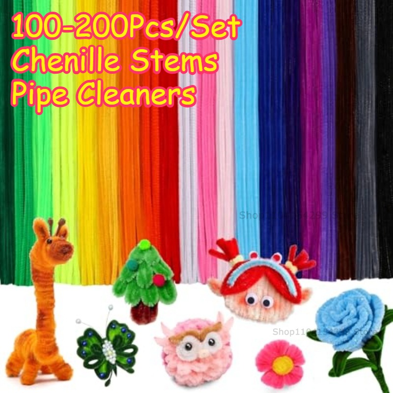 Art Craft Jumbo - Pipe Cleaners Chenille Stems Jumbo Coral