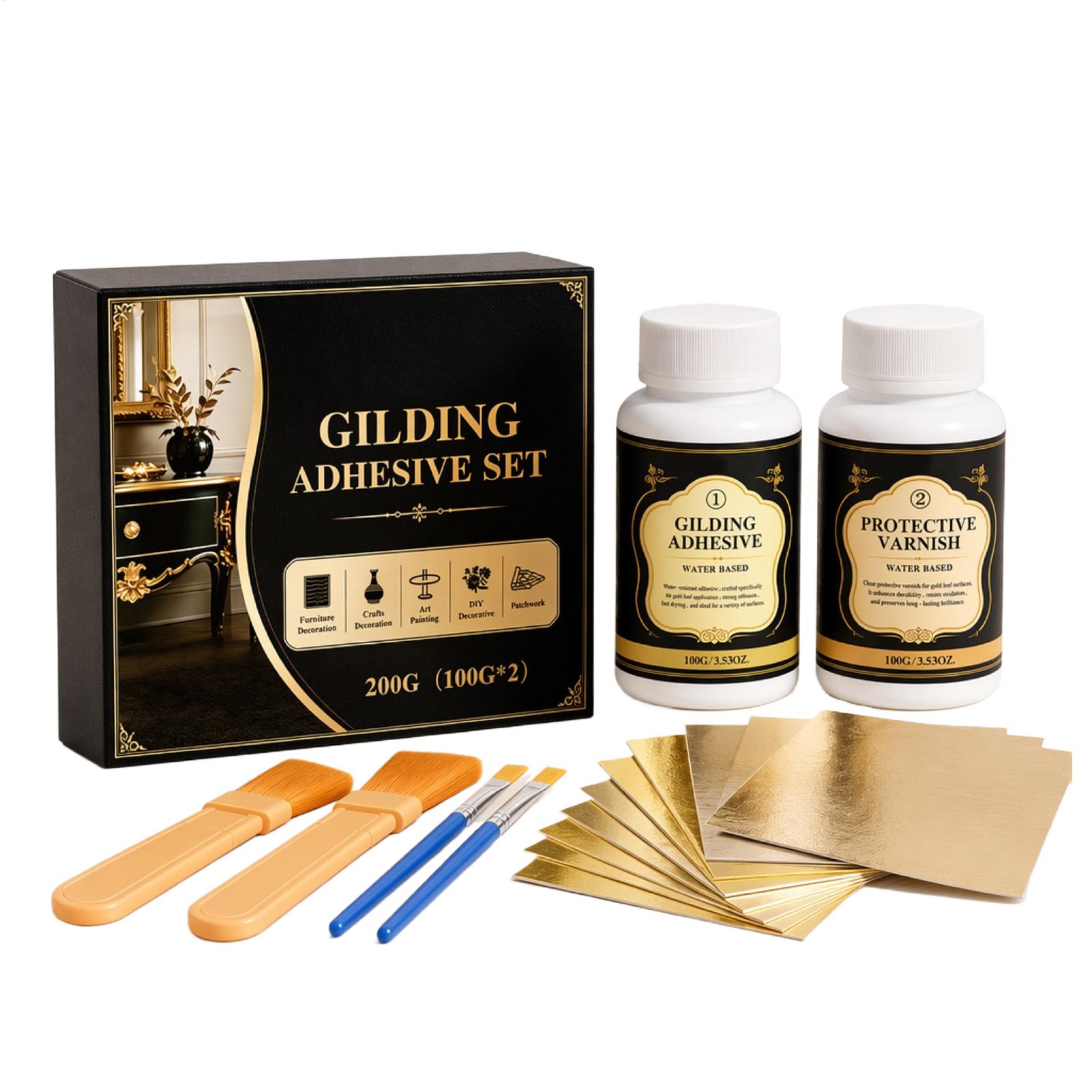 Art Craft Glue - Gilding Adhesive Water-Based Long-Lasting DIY Gilding