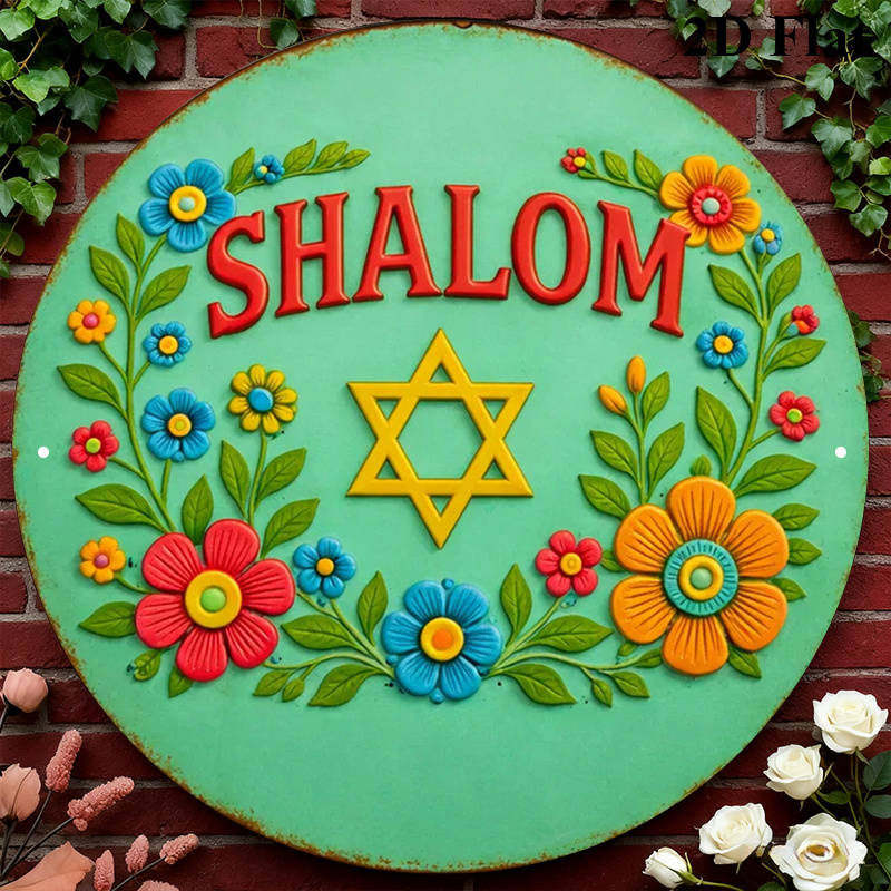 Art & Craft Village Pondicherry - CIFBUY Shalom Star of David Aluminum
