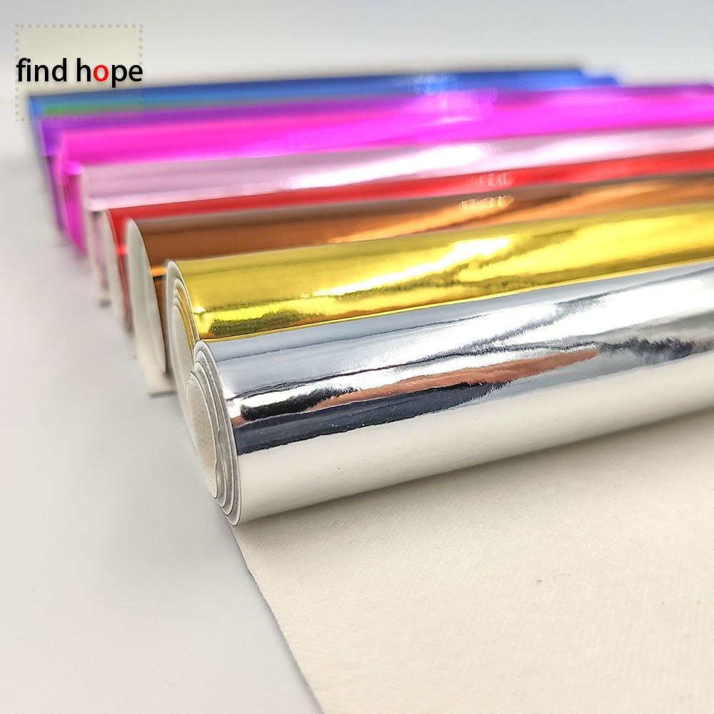 Art Craft Mirror - Holographic Mirror Shiny PU Leather Fabric