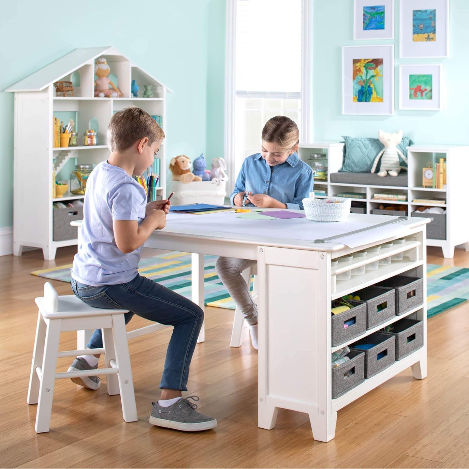 Kids' Art Table and Chair Set  - огляд і ціна School Of Art X Craft