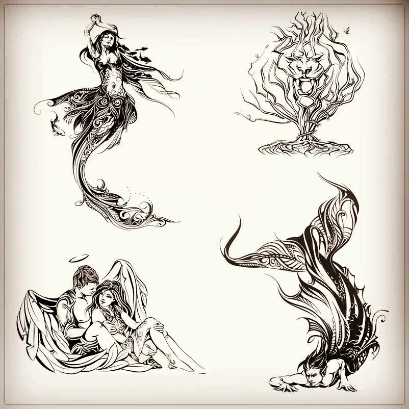 New Art Girl Stamps Mermaid lo - огляд і ціна Art Craft Umbrella