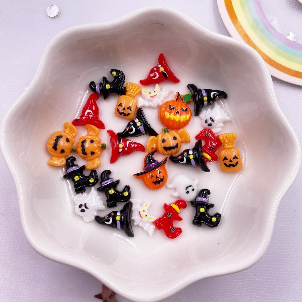 50pcs Mix Resin Mini Colorful  - огляд і ціна Art Craft Hat