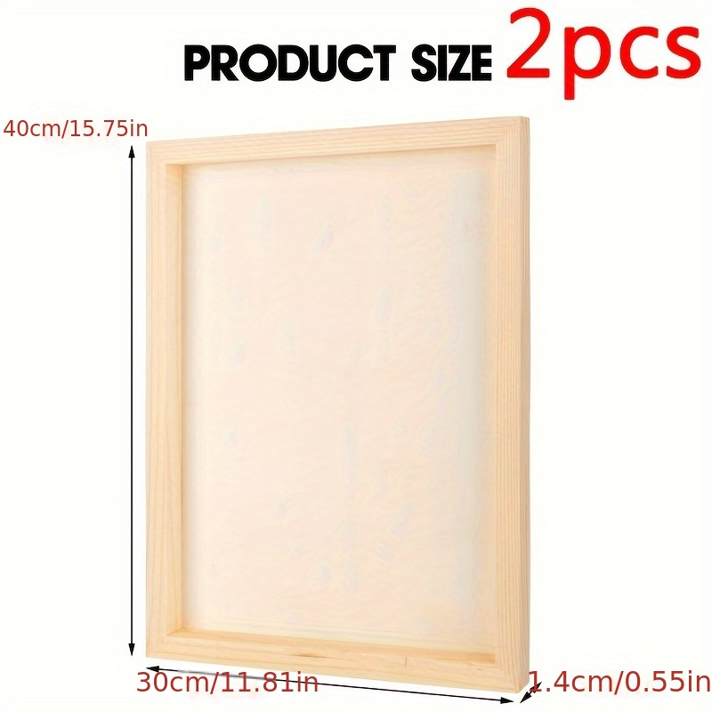 2PCS Wood Panel Board, Wood Ca - огляд і ціна Acrylic Pour Paint