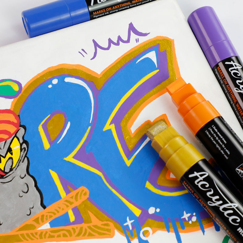 10 Colors Jumbo Permanent Colo - огляд і ціна Art Craft Jumbo
