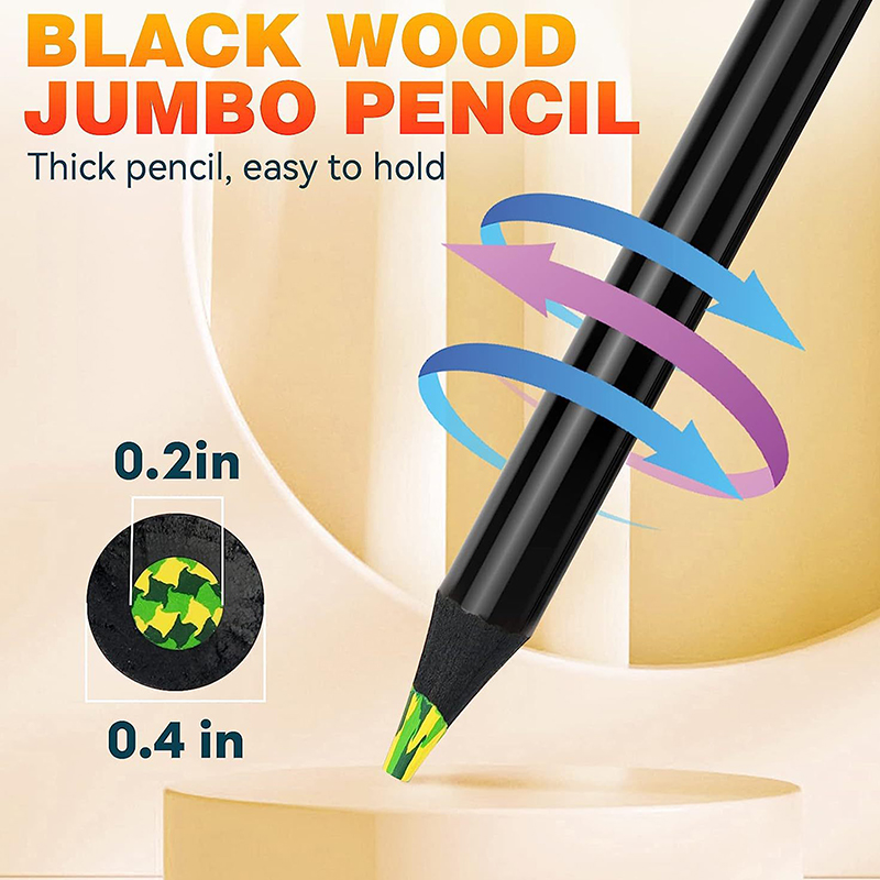 Multicolored Pencils Gradient  - огляд і ціна Art Craft Jumbo