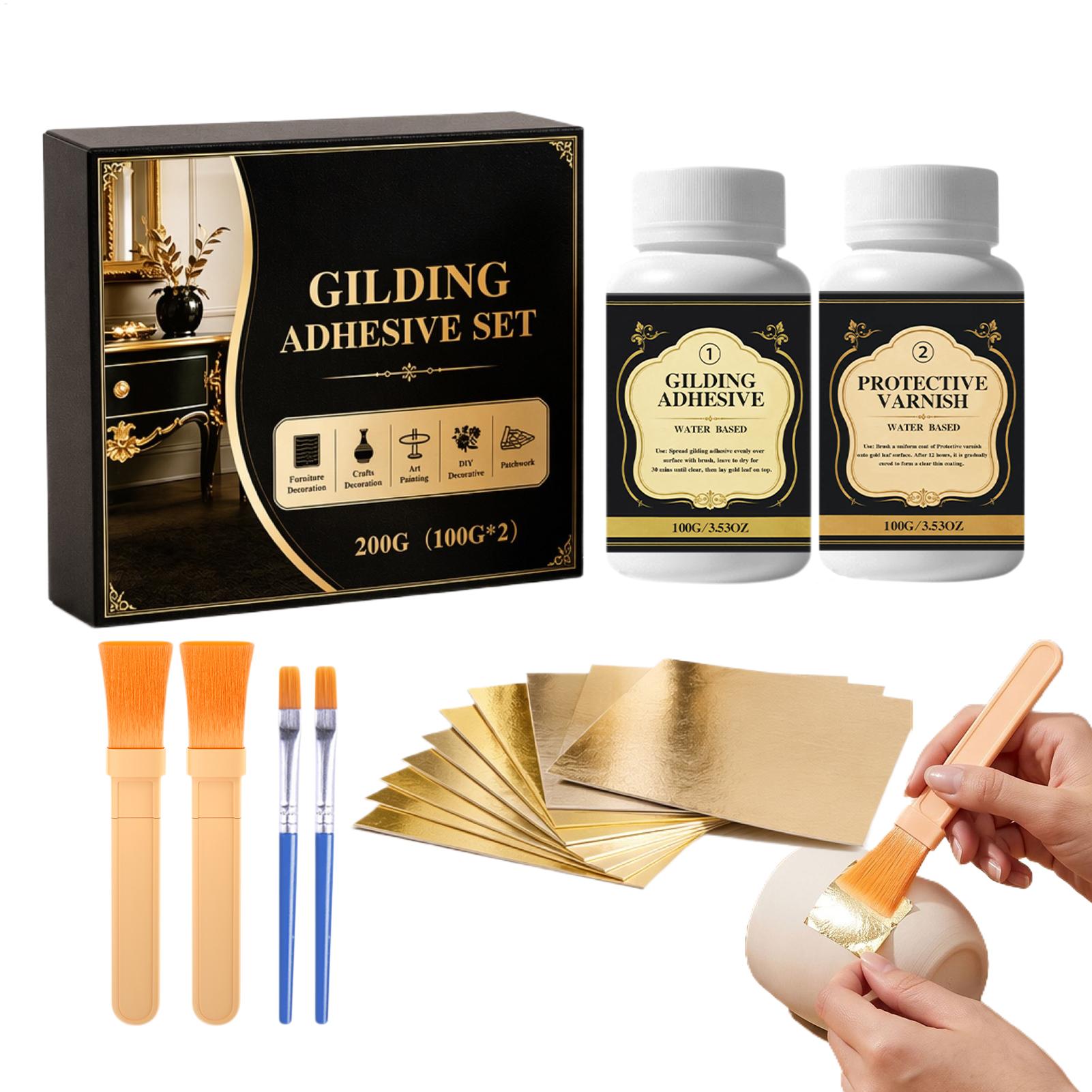 NEW Gilding Adhesive Water-Bas - огляд і ціна Art Craft Glue