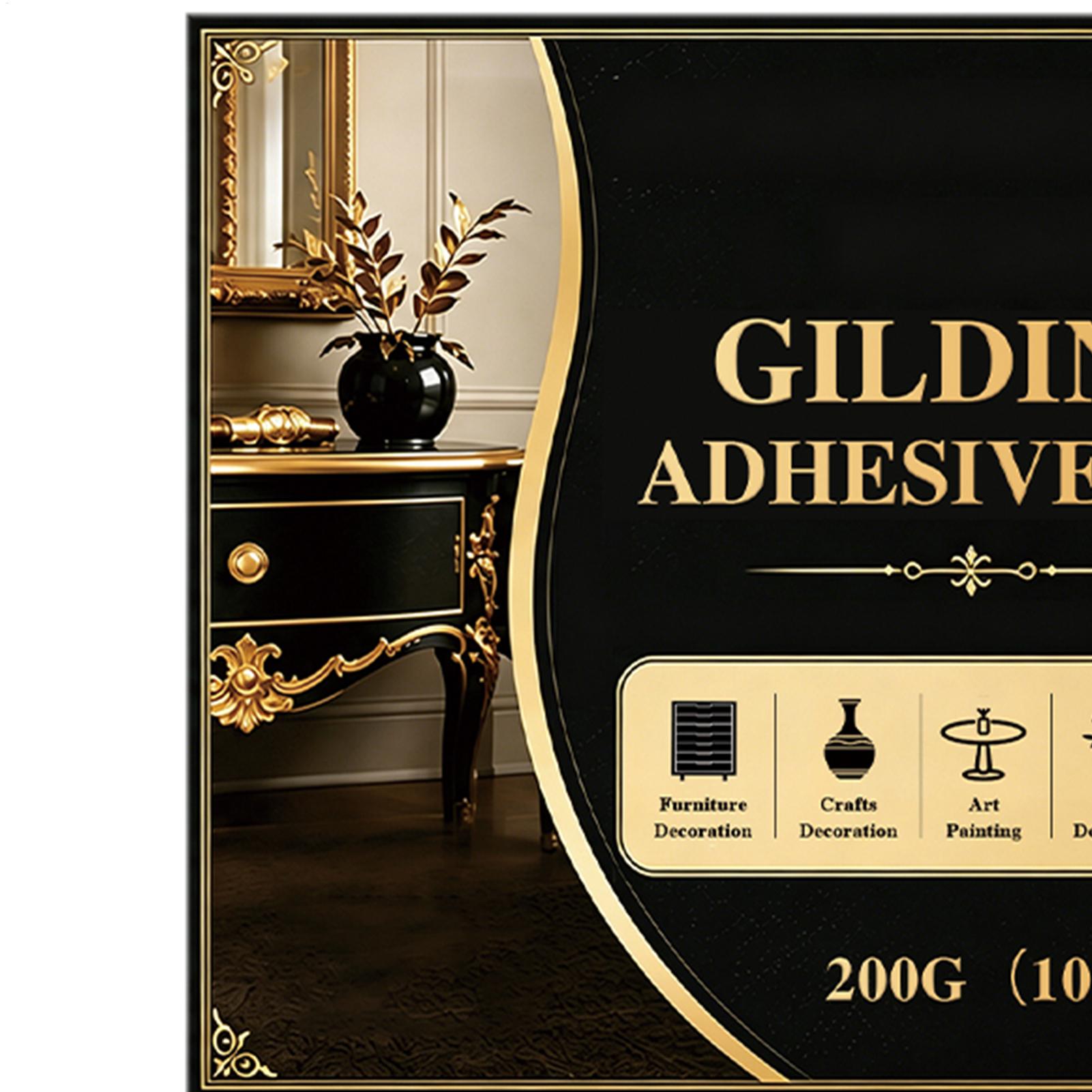 NEW Gilding Adhesive Water-Bas - огляд і ціна Art Craft Glue