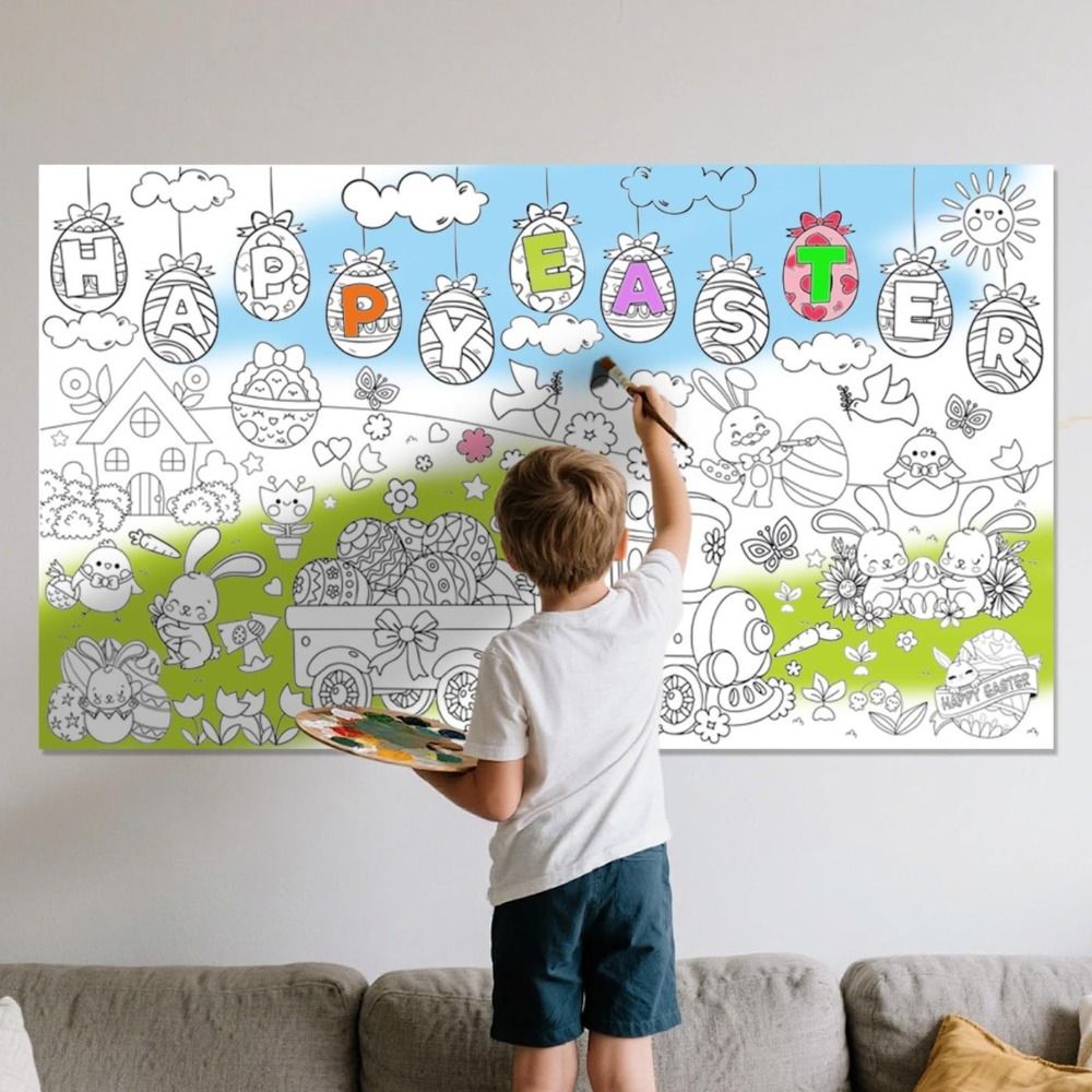 DIY Easter Giant Coloring Post - огляд і ціна Art Craft Jumbo