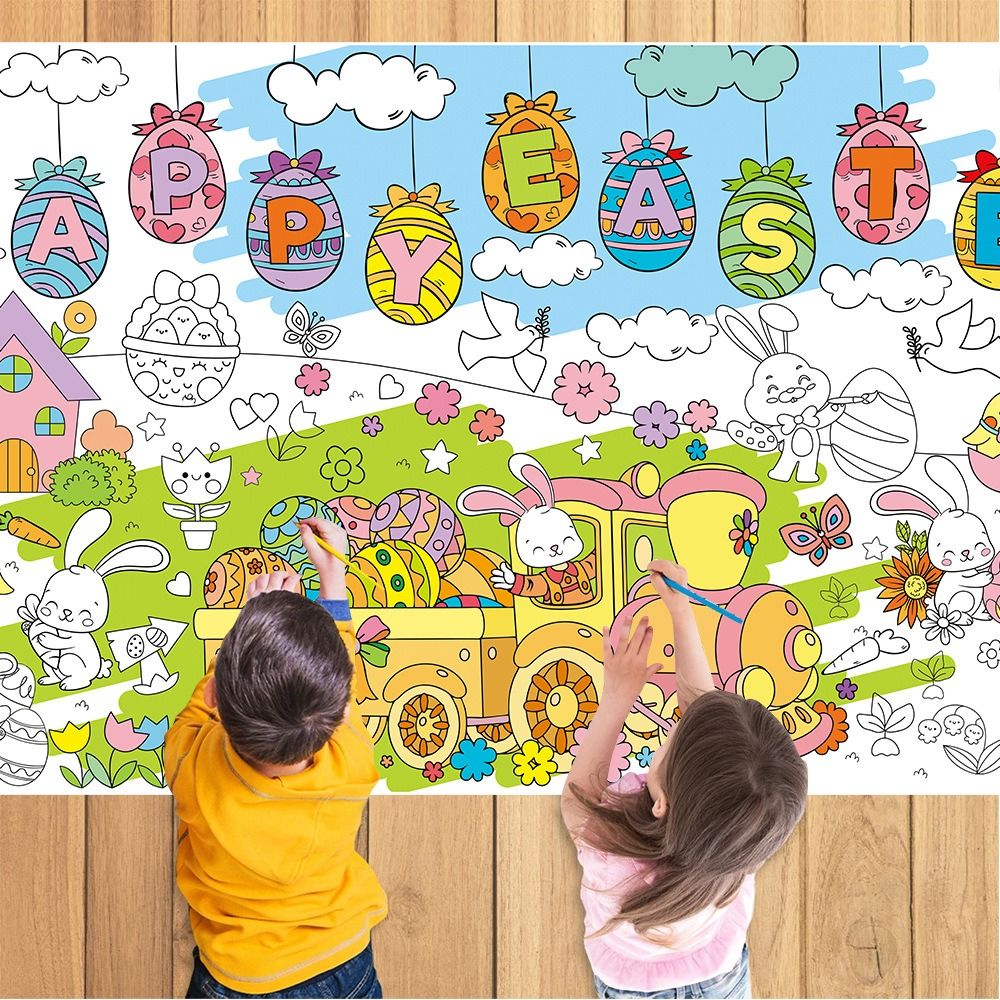 DIY Easter Giant Coloring Post - огляд і ціна Art Craft Jumbo
