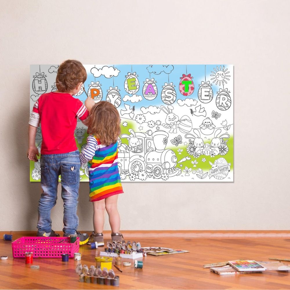 DIY Easter Giant Coloring Post - огляд і ціна Art Craft Jumbo