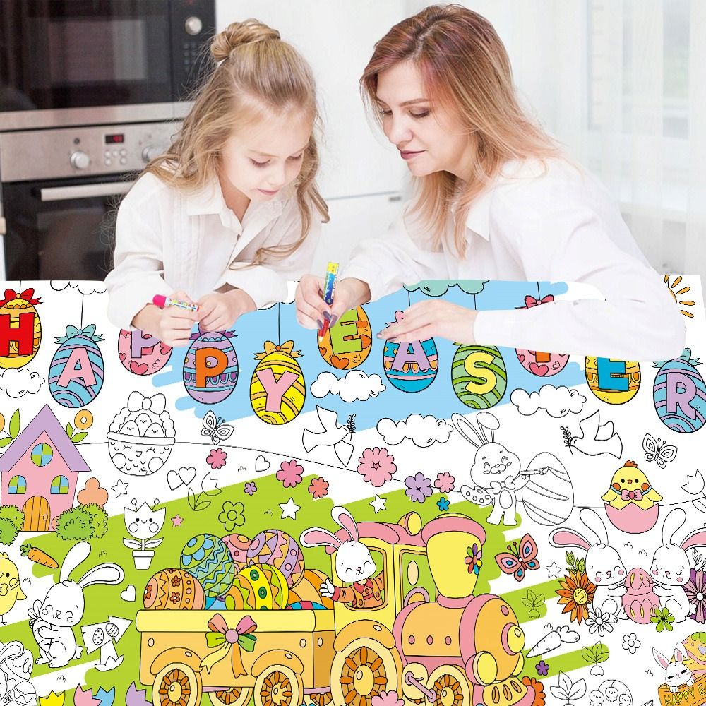 DIY Easter Giant Coloring Post - огляд і ціна Art Craft Jumbo