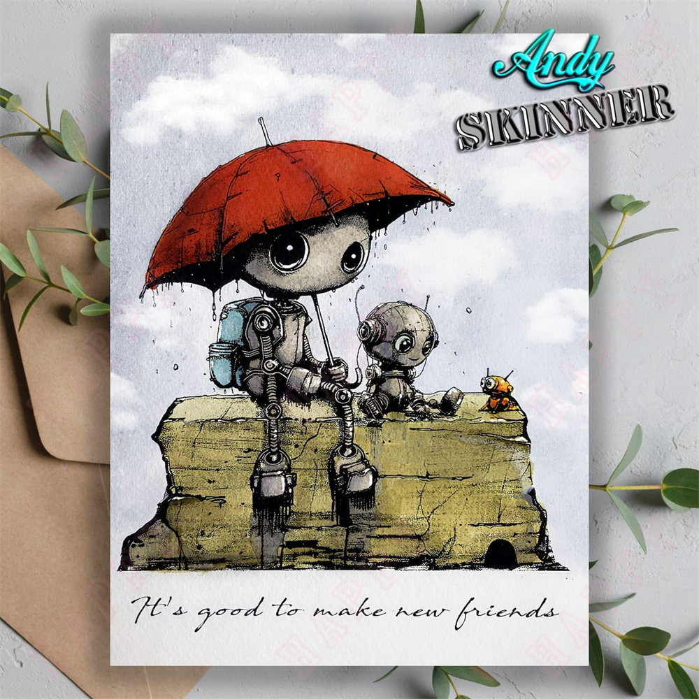 2024 New Friends Stamp Silicon - огляд і ціна Art Craft Umbrella
