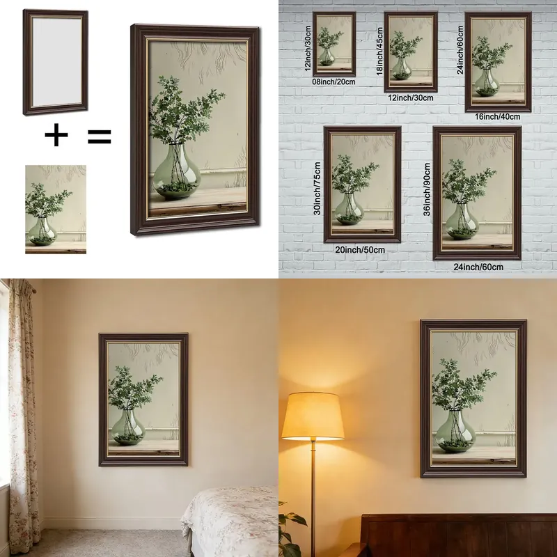 8x12 Wood Grain Gold Framed Pi - огляд і ціна Art Craft Decoration Ideas