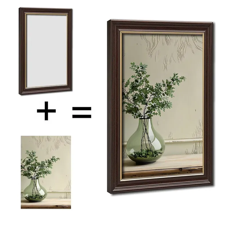 8x12 Wood Grain Gold Framed Pi - огляд і ціна Art Craft Decoration Ideas