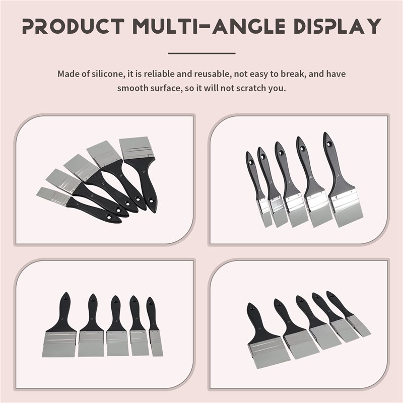 5Pcs Silicone Paint Brush Set, - огляд і ціна Gouache Paint Set