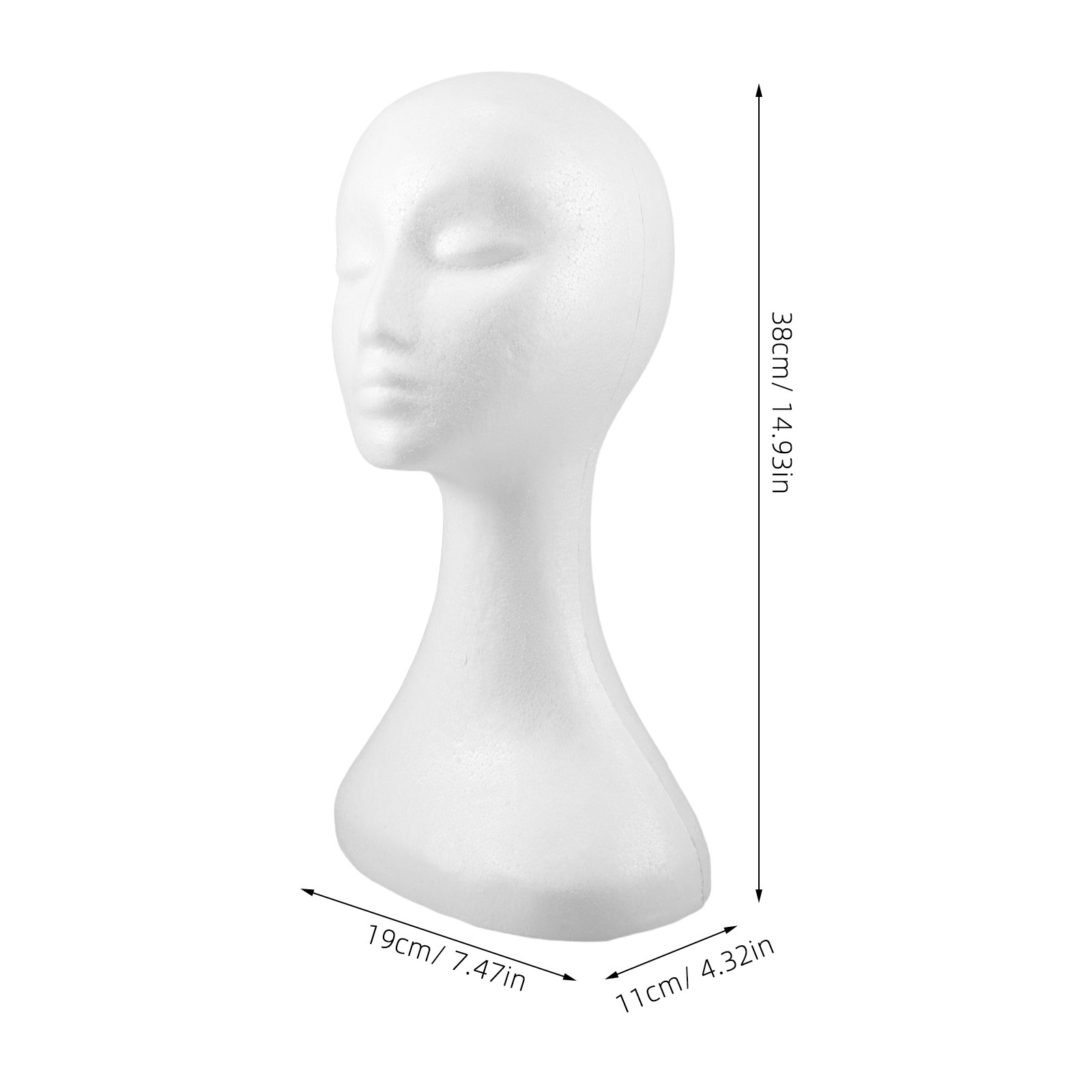 Male Foam Mannequin Head for W - огляд і ціна Art Craft Hat