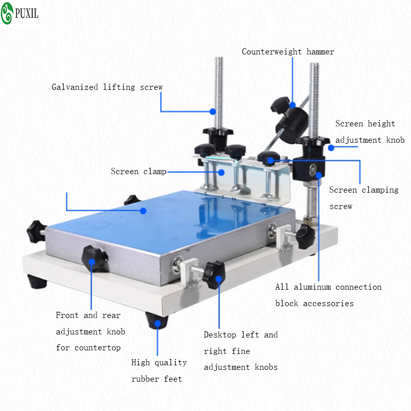 Small Manual Flat Bed Silk Scr - огляд і ціна Silk Screen Printing