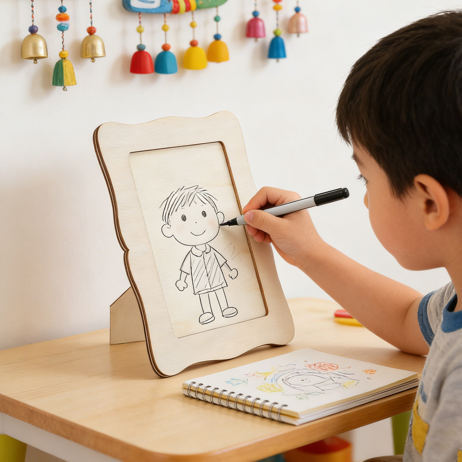 4Pcs Paintable Wood Picture Fr - огляд і ціна Art Craft For Preschool