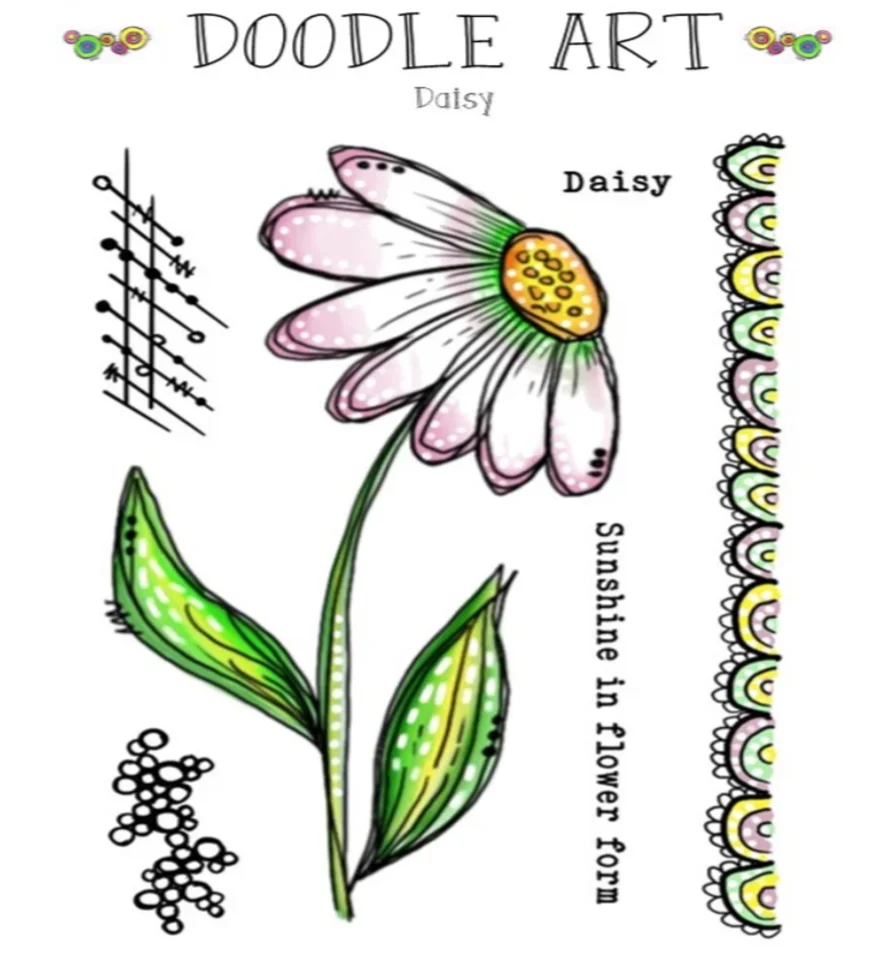2026 New A6 Doodle Art Stamps  - огляд і ціна Art Craft Umbrella