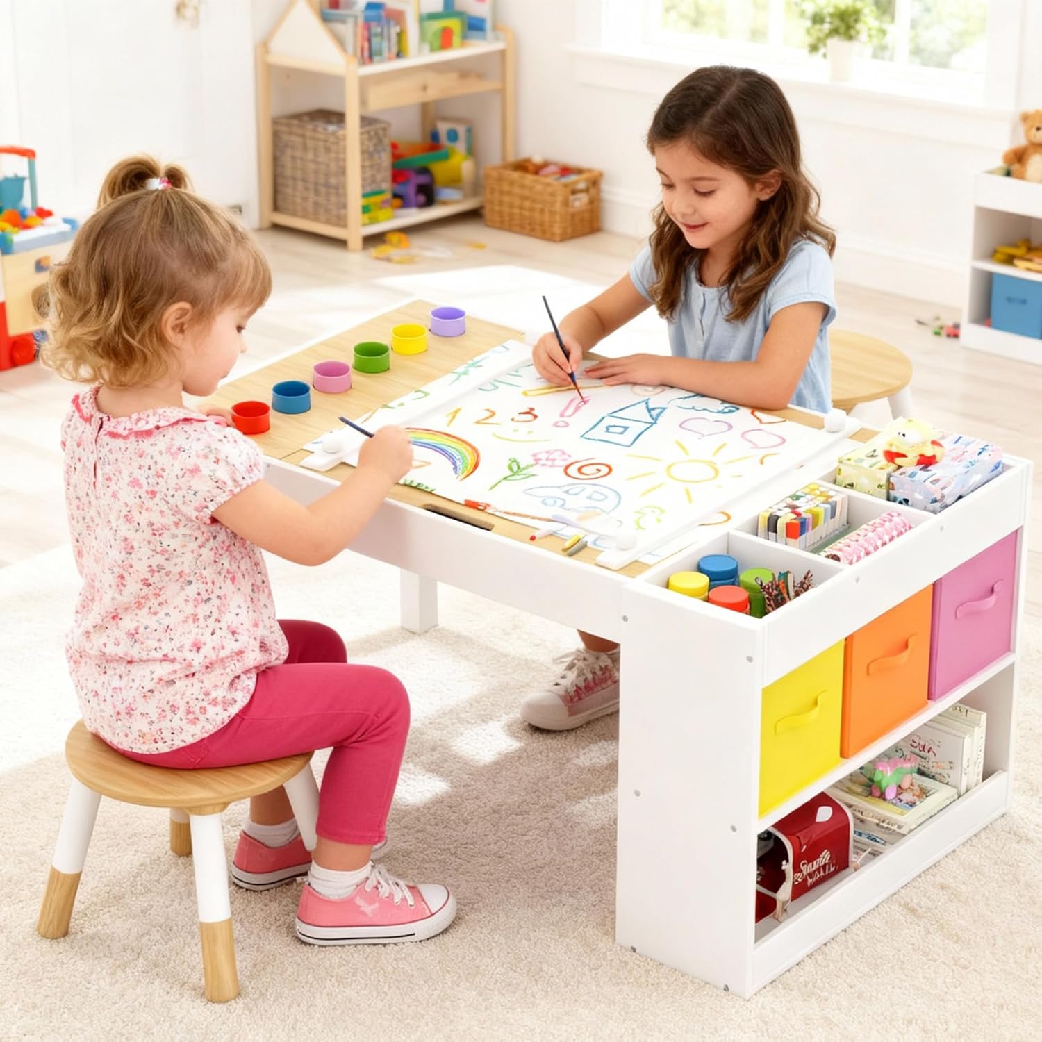 Kids Art Table and 2 Chairs Se - огляд і ціна School Of Art X Craft