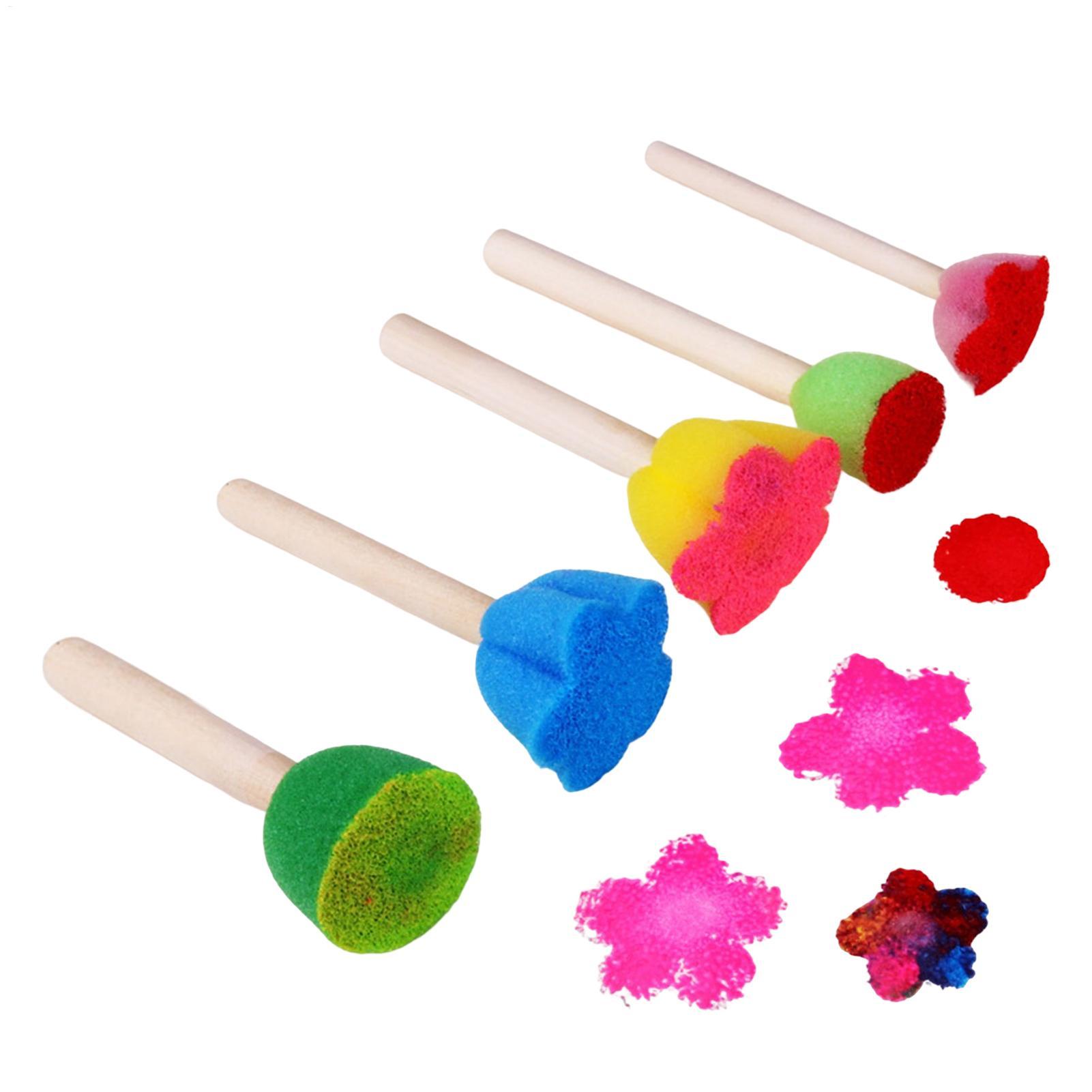 5PCS Reusable Kids Paint Spong - огляд і ціна Art Craft For Preschool