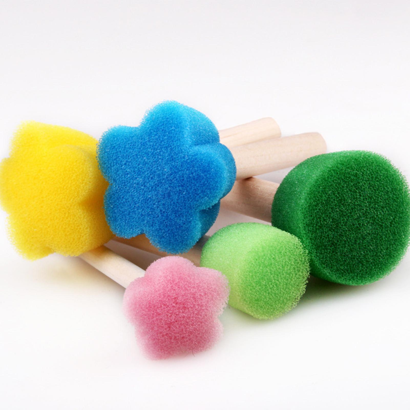 5PCS Reusable Kids Paint Spong - огляд і ціна Art Craft For Preschool