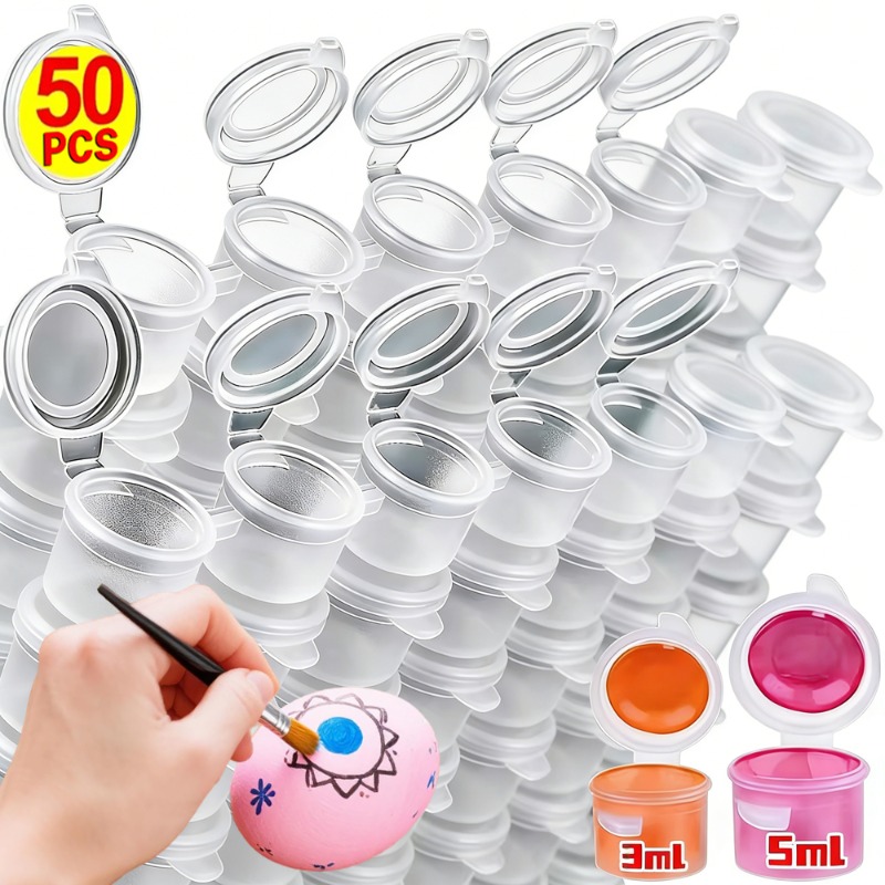 10/30/50PCS Empty Paint Pots M - огляд і ціна Art Craft Cup