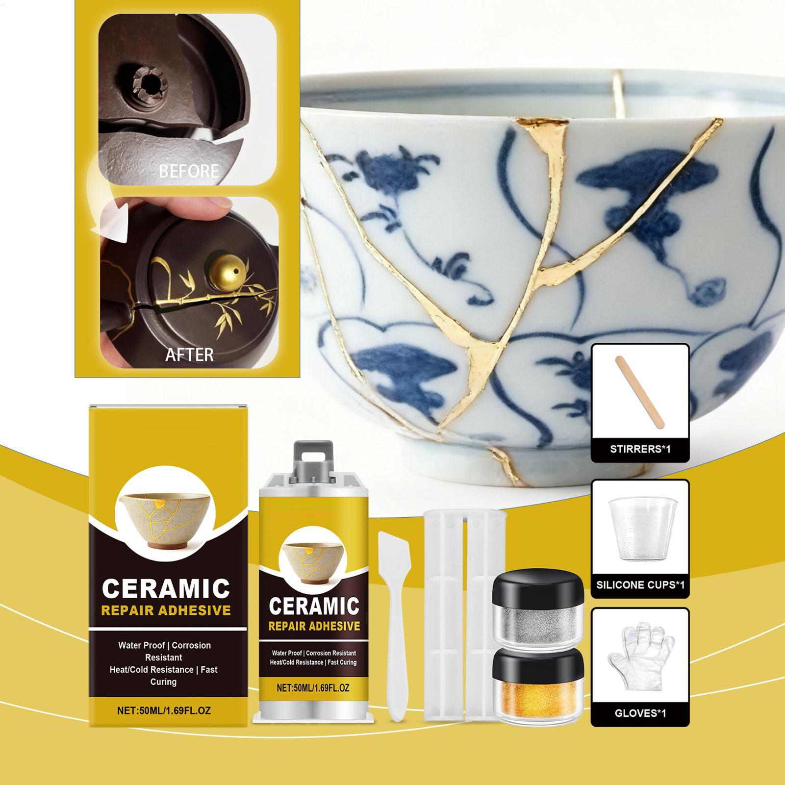 Porcelaine Repair Kit Gold Cer - огляд і ціна Art Craft Cup