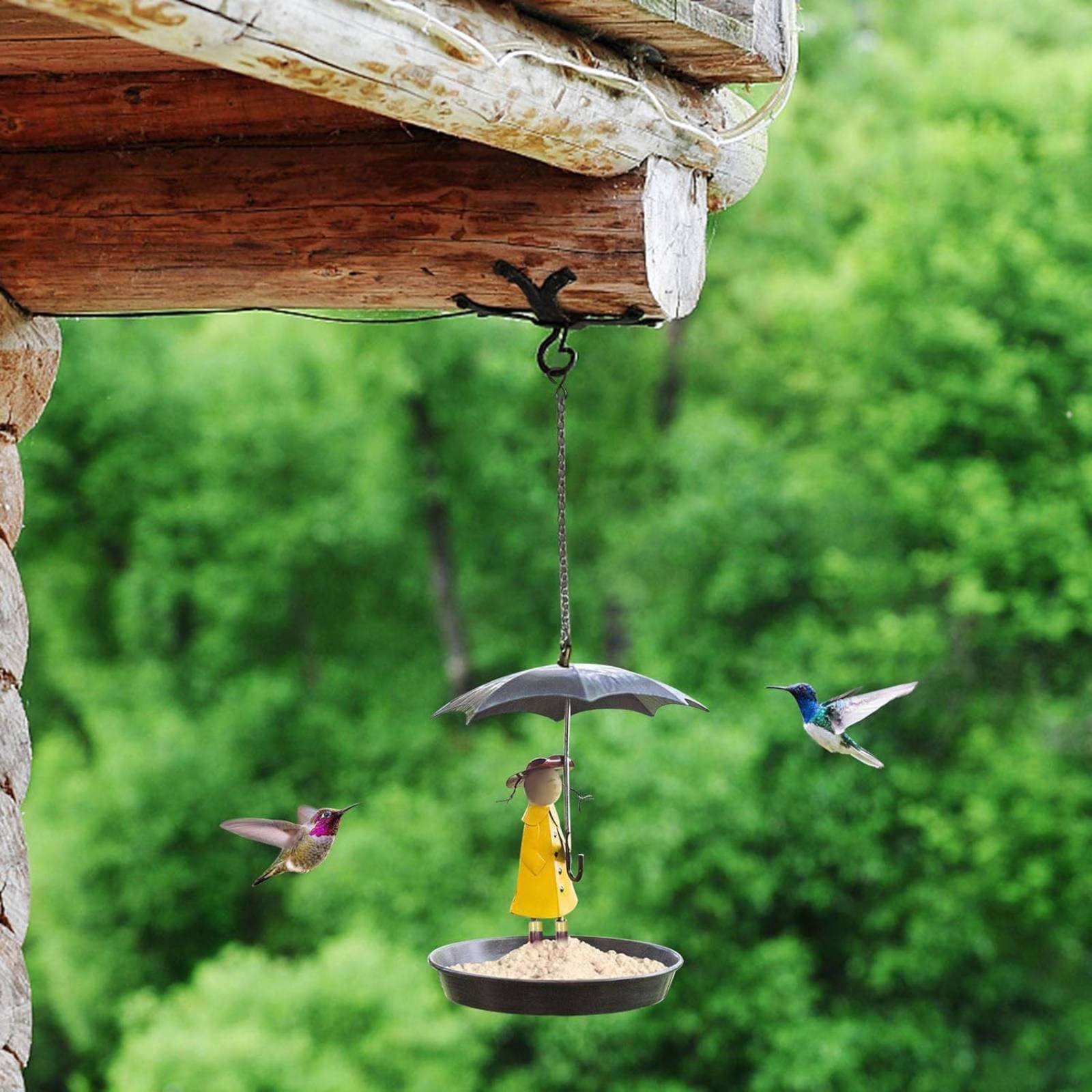Girl with Umbrella Bird Feeder - огляд і ціна Art Craft Umbrella