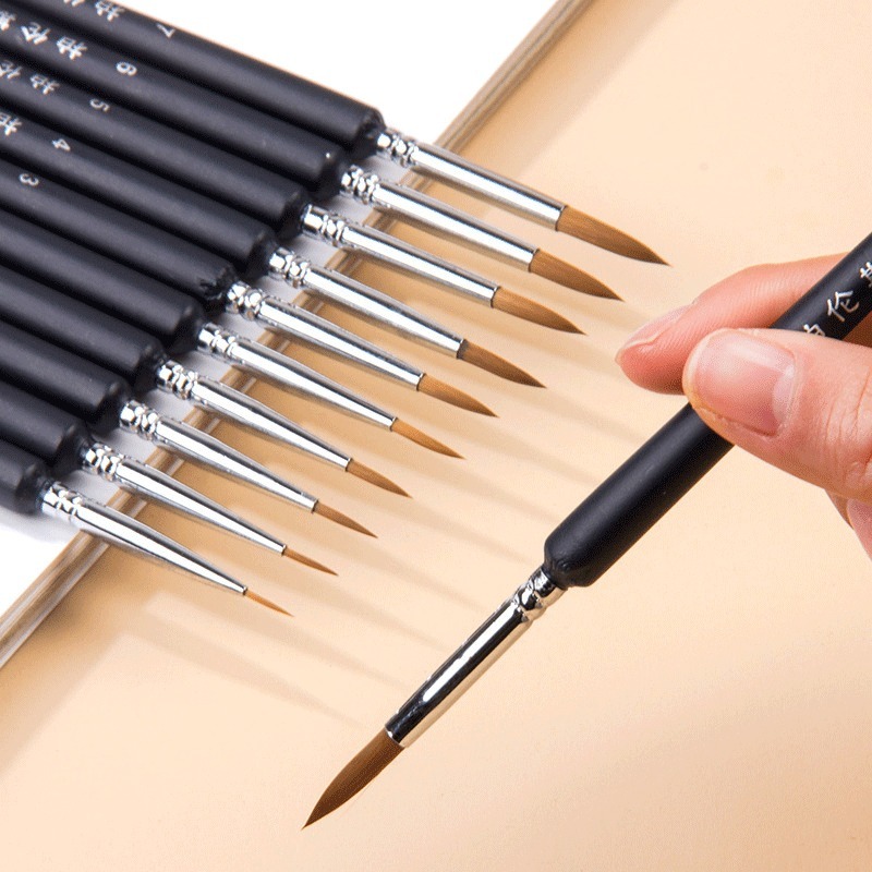 Fine Detail Paint Brush Hook L - огляд і ціна Gouache Paint Set