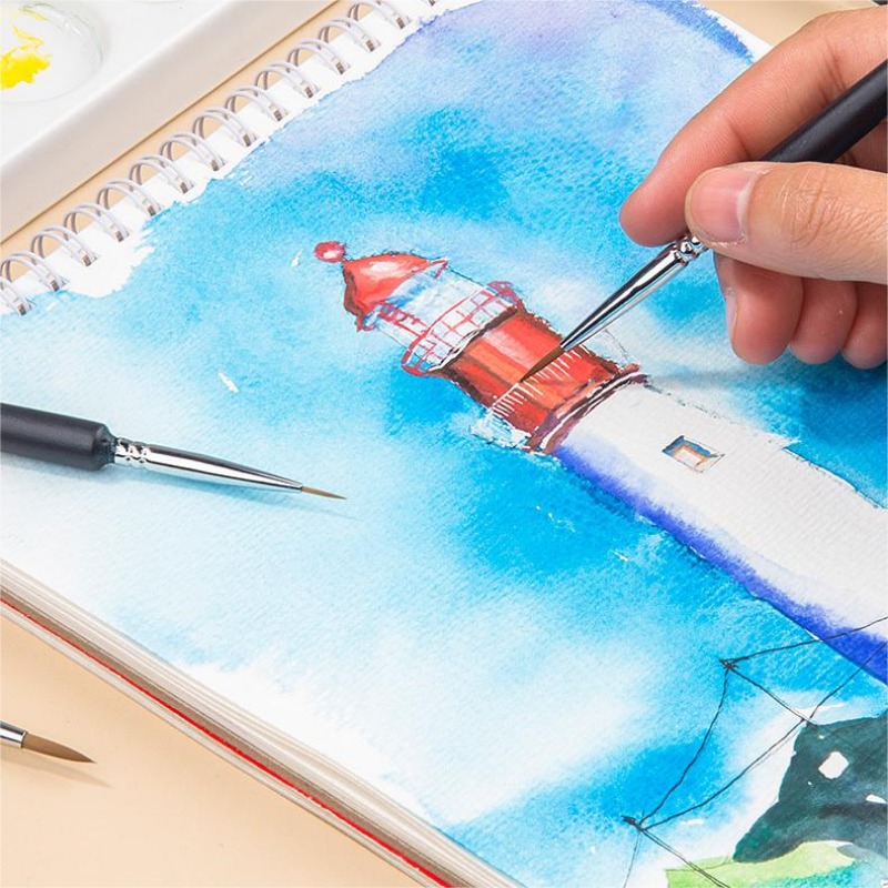 Fine Detail Paint Brush Hook L - огляд і ціна Gouache Paint Set