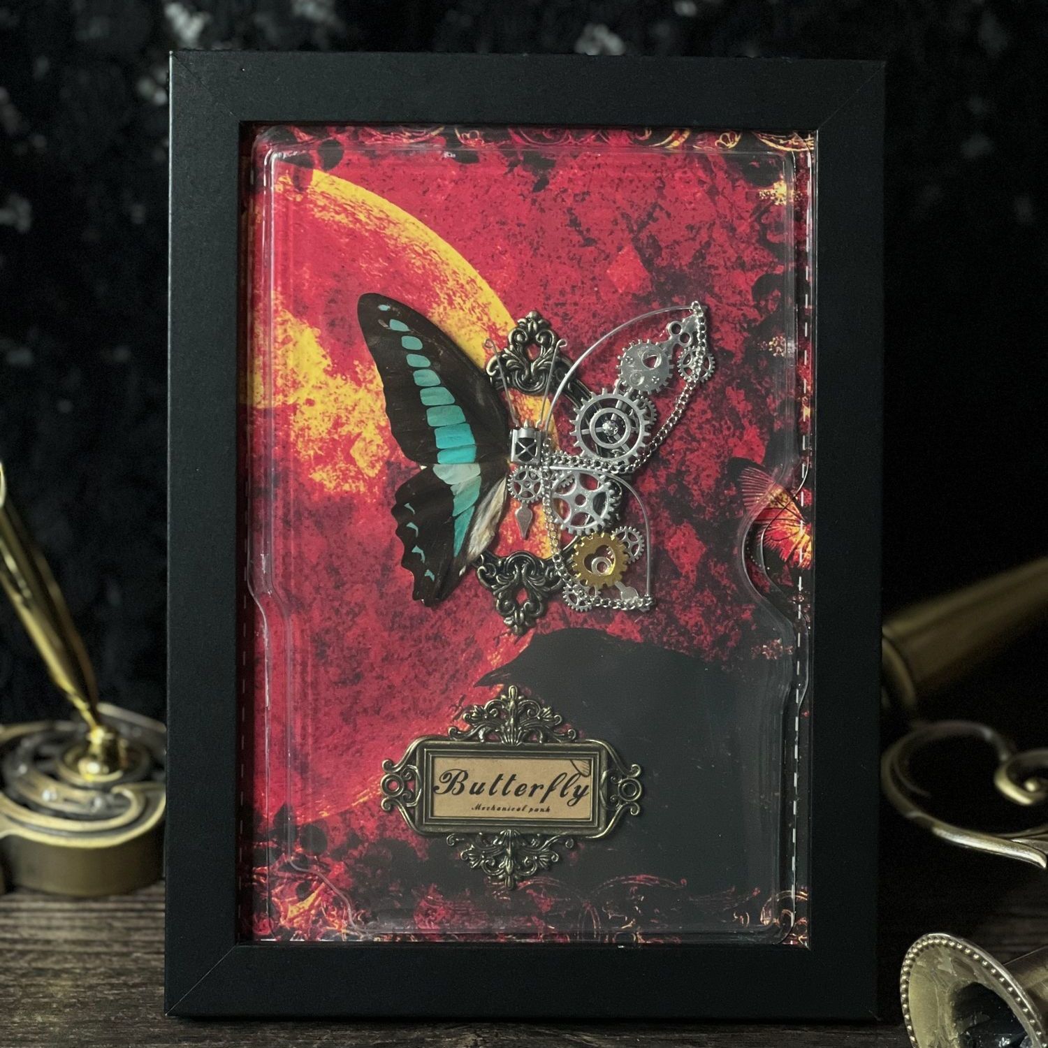 Steampunk Butterfly Frame DIY  - огляд і ціна Art Craft Mirror