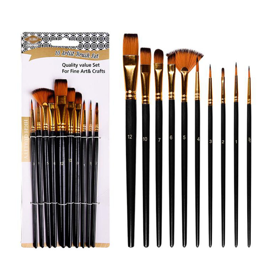 10Pcs/Set  Watercolor Gouache  - огляд і ціна Gouache Paint Set