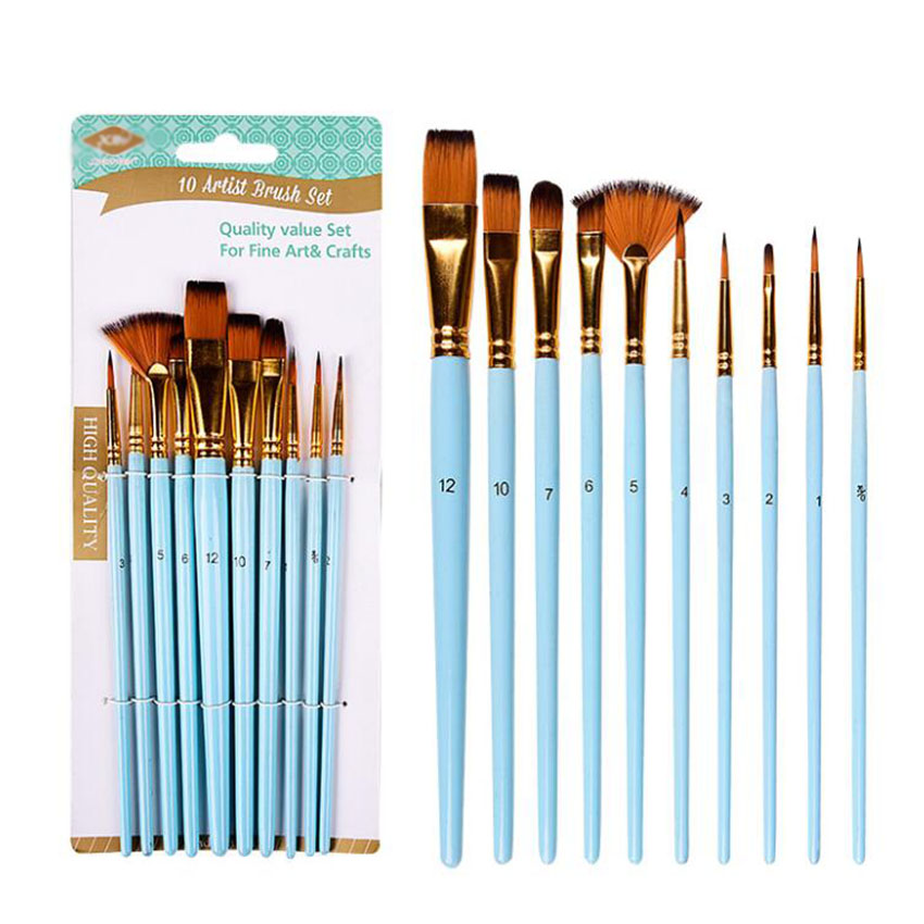 10Pcs/Set  Watercolor Gouache  - огляд і ціна Gouache Paint Set