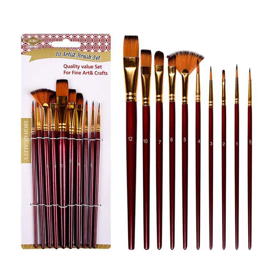 10Pcs/Set  Watercolor Gouache  - огляд і ціна Gouache Paint Set