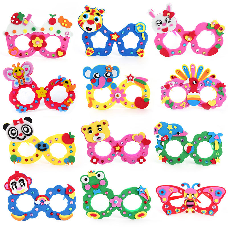 Kids DIY EVA Diamond Glasses F - огляд і ціна Art Craft Glasses Frames