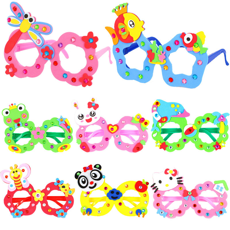 Kids DIY EVA Diamond Glasses F - огляд і ціна Art Craft Glasses Frames