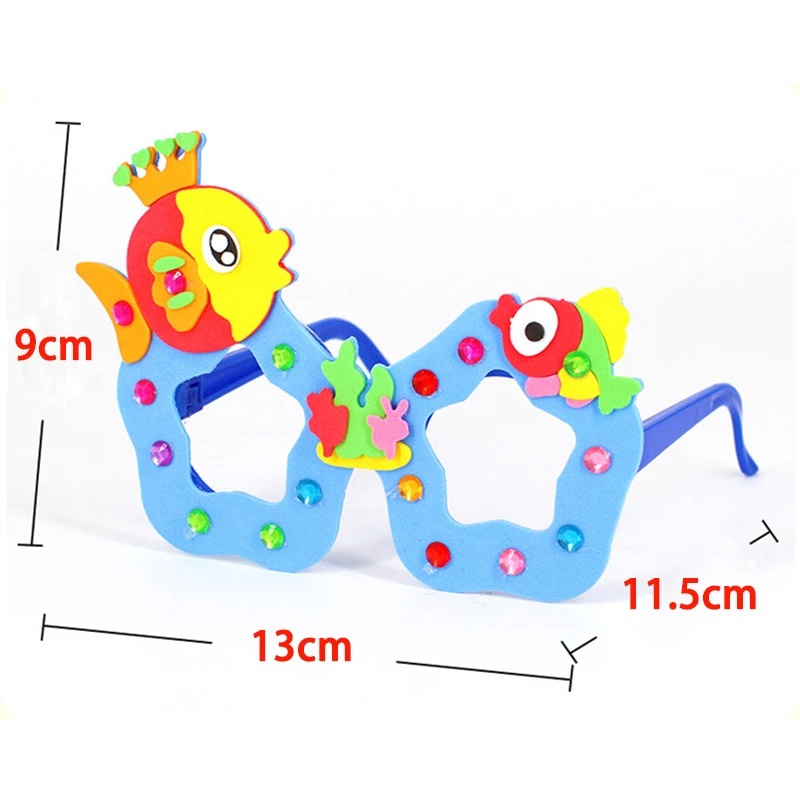 Kids DIY EVA Diamond Glasses F - огляд і ціна Art Craft Glasses Frames