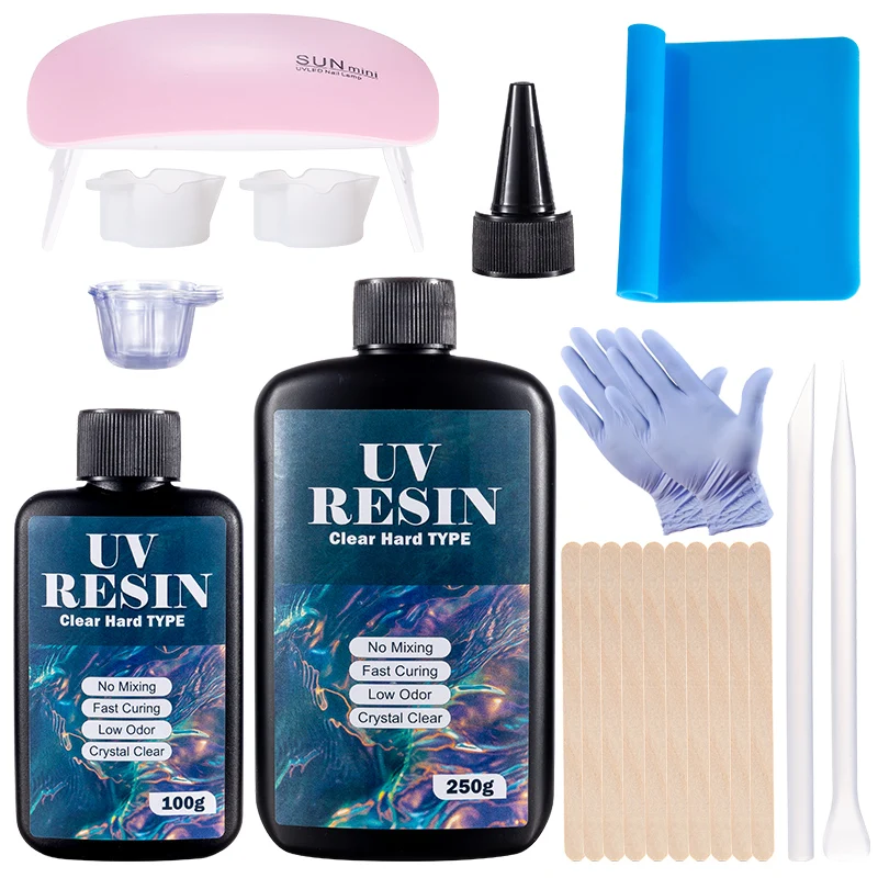 Hard UV Resin Glue Kit Fast Cu - огляд і ціна Art Craft Glue