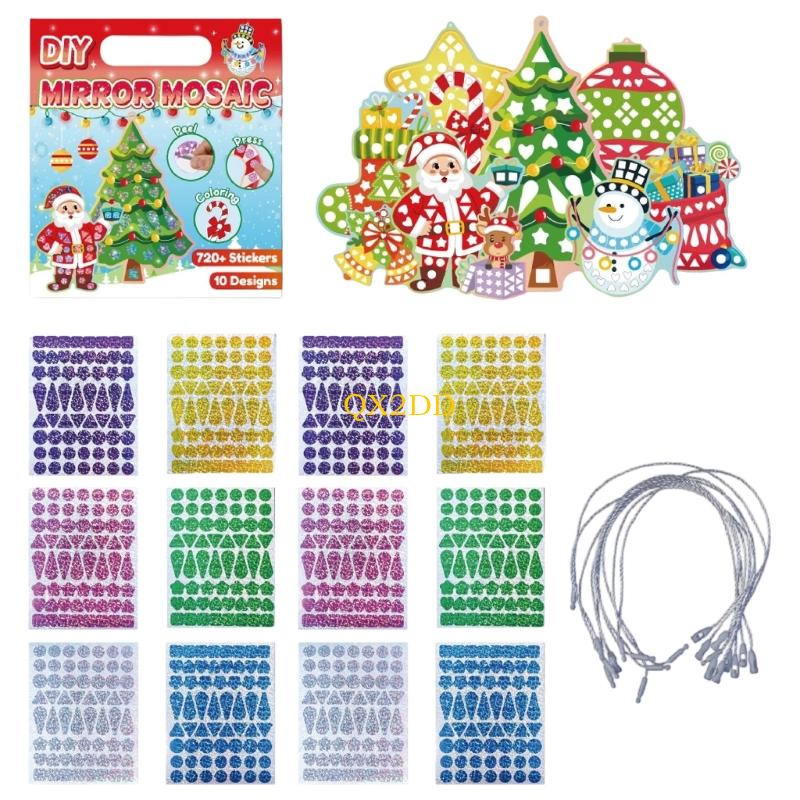 QX2D Christmas Foil Sticker Fo - огляд і ціна Art Craft Mirror