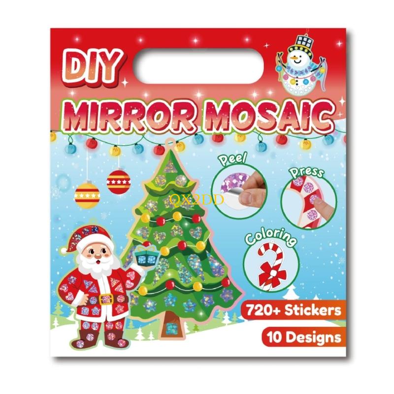 QX2D Christmas Foil Sticker Fo - огляд і ціна Art Craft Mirror
