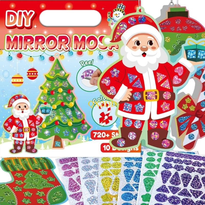 QX2D Christmas Foil Sticker Fo - огляд і ціна Art Craft Mirror
