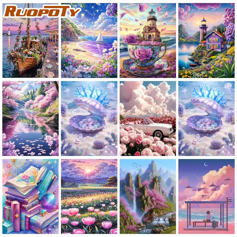 RUOPOTY Port Painting By Numbe - огляд і ціна Art Craft Decoration Ideas