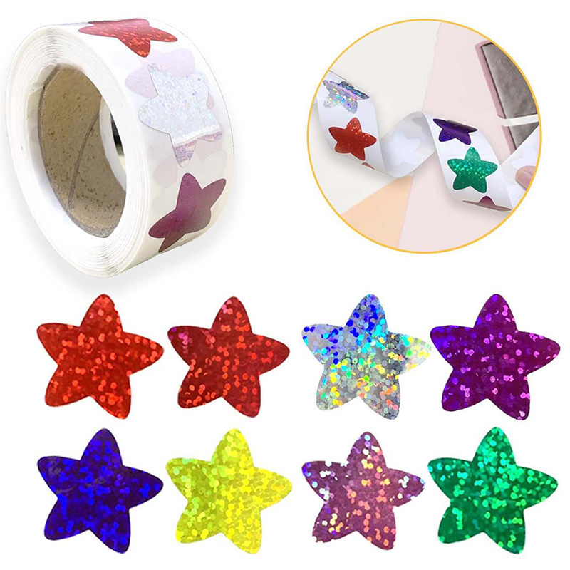 500Pcs/Roll Colorful Star Stic - огляд і ціна School Of Art X Craft