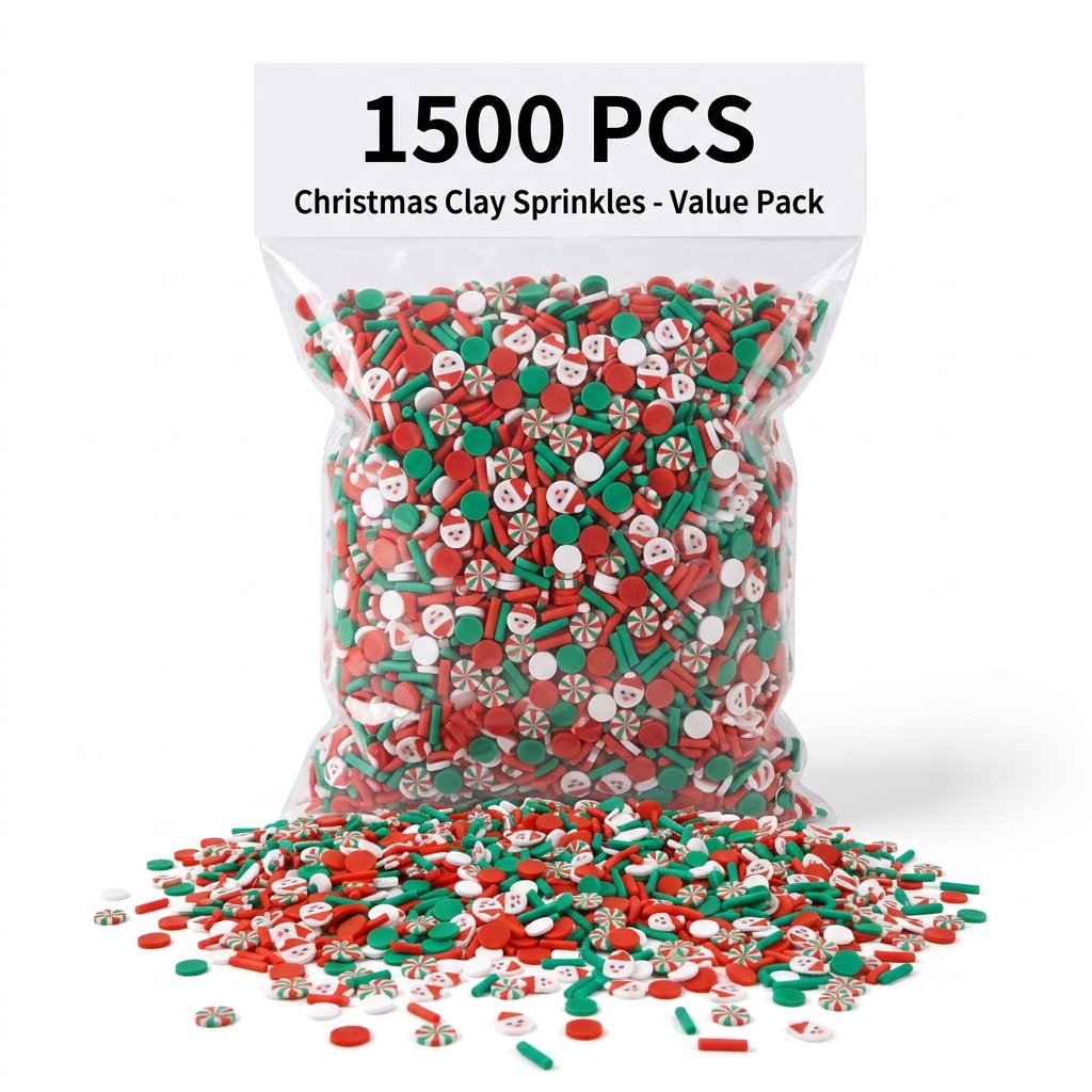 1500pcs Christmas Clay Sprinkl - огляд і ціна Art Craft Earth Day