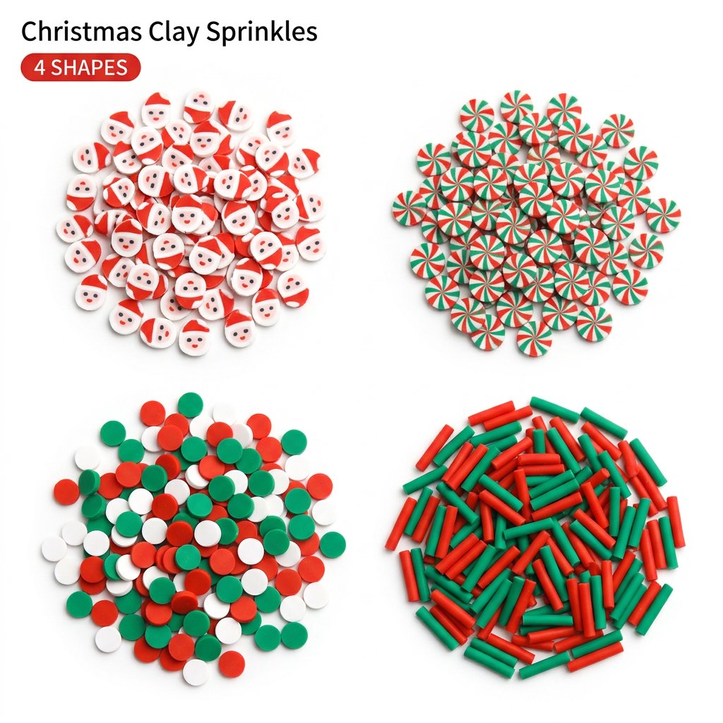 1500pcs Christmas Clay Sprinkl - огляд і ціна Art Craft Earth Day